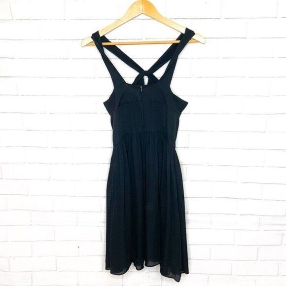 2 for $30 L’AGENCE Venetta Silk Black Silk Dress - Picture 6 of 11